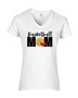 Epic Ladies Basketball Mom Love V-Neck Graphic T-Shirts