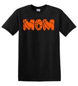 Epic Adult/Youth Mom Basketball Letters Font Cotton Graphic T-Shirts