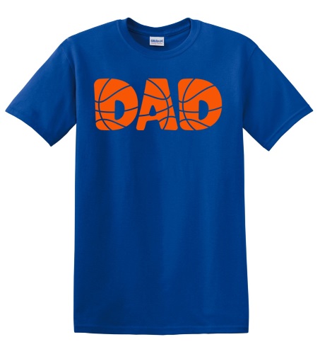 Epic Adult/Youth Dad Basketball Letters Font Cotton Graphic T