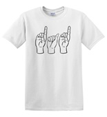 Epic Adult/Youth DAD Sign Language ASL Message Cotton Graphic T-Shirts
