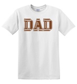Epic Adult/Youth DAD Football Font Sports Fan Cotton Graphic T-Shirts