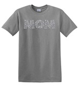 Epic Adult/Youth MOM Silver Diamond Style Print Cotton Graphic T-Shirts