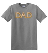 Epic Adult/Youth DAD Gold Bling Diamond Style Print Cotton Graphic T-Shirts