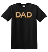 Epic Adult/Youth DAD Gold Bling Diamond Style Print Cotton Graphic T-Shirts