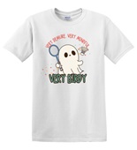 Epic Adult/Youth Very Cutesy Ghosties Birdy Badminton Cotton Graphic T-Shirts