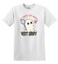 Epic Adult/Youth Very Cutesy Ghosties Birdy Badminton Cotton Graphic T-Shirts