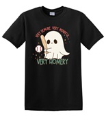 Epic Adult/Youth Very Cutesy Ghosties Hit Homer Baseball Cotton Graphic T-Shirts