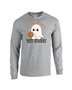 Epic Very Cutesy Ghosties Basketball Hoops Long Sleeve Cotton Graphic T-Shirts