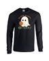 Epic Very Cutesy Ghosties Basketball Hoops Long Sleeve Cotton Graphic T-Shirts