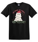 Epic Adult/Youth Very Cutesy Ghosties Festive Holidays Cotton Graphic T-Shirts