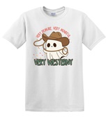 Epic Adult/Youth Very Cutesy Ghosties Western Country Cotton Graphic T-Shirts