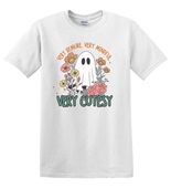 Epic Adult/Youth Very Cutesy Ghosties Flowers Garden Cotton Graphic T-Shirts