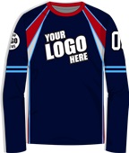 Custom Shooting Shirt - Sublimated "Prism" Long-Sleeve Unisex Crew Tee