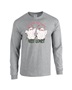 Epic Very Cutesy Ghosties Love Valetines Long Sleeve Cotton Graphic T-Shirts