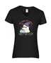 Epic Ladies Very Cutesy Ghosties Witchy Spooky V-Neck Graphic T-Shirts