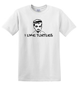 Epic Adult/Youth I Like Turtles Zombie Kid Meme Cotton Graphic T-Shirts