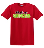 Epic Adult/Youth What's Up Grinches outline Cotton Graphic T-Shirts