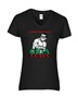 Epic Ladies Giga Claus Average Sigma Male Christmas V-Neck Graphic T-Shirts