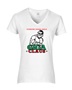 Epic Ladies Giga Claus Average Sigma Male Christmas V-Neck Graphic T-Shirts