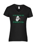 Epic Ladies He Sees You When Your Pooping Christmas V-Neck Graphic T-Shirts