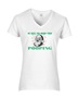 Epic Ladies He Sees You When Your Pooping Christmas V-Neck Graphic T-Shirts