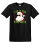 Epic Adult/Youth I Do It For The Ho's Santa Christmas Cotton Graphic T-Shirts