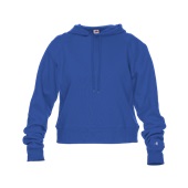 Badger Athletic Fleece Women's Crop Hoodie 126100 ROYAL Primary