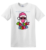 Epic Adult/Youth It's Giving Jolly Holiday Vibes Cotton Graphic T-Shirts