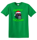 Epic Adult/Youth Merry Rizzmas Skibidi Christmas Gorilla Cotton Graphic T-Shirts