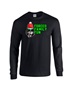 Epic Forced Family Fun Not Amused Christmas Long Sleeve Cotton Graphic T-Shirts