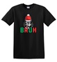 Epic Adult/Youth Bruh Not Amused Christmas Sigma Gorilla Cotton Graphic T-Shirts