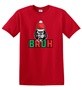 Epic Adult/Youth Bruh Not Amused Christmas Sigma Gorilla Cotton Graphic T-Shirts