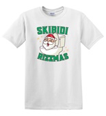 Epic Adult/Youth Skibidi Rizzmas Ohio Sigma Christmas Cotton Graphic T-Shirts