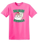 Epic Adult/Youth Skibidi Rizzmas Ohio Sigma Christmas Cotton Graphic T-Shirts