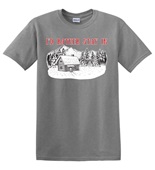 Epic Adult/Youth I'd Rather Stay In Cozy Cabin Winter Cotton Graphic T-Shirts