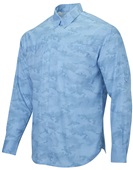 Paragon Adult Buxton Sublimated Camo Fishing Shirt 709