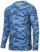 Paragon Long Sleeve Woodland T-Shirt Camo Sublimated Print 238