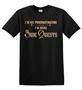 Epic Adult/Youth I'm Not Procrastinating Side Quests Gold Cotton Graphic T-Shirts