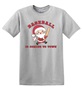 Epic Adult/Youth Baseball Is Coming To Town Santa Cotton Graphic T-Shirts