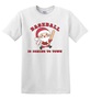 Epic Adult/Youth Baseball Is Coming To Town Santa Cotton Graphic T-Shirts