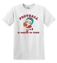 Epic Adult/Youth Football Is Coming To Town Santa Cotton Graphic T-Shirts