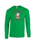 Epic Football Is Coming To Town Santa Long Sleeve Cotton Graphic T-Shirts