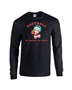 Epic Football Is Coming To Town Santa Long Sleeve Cotton Graphic T-Shirts