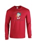 Epic Football Is Coming To Town Santa Long Sleeve Cotton Graphic T-Shirts