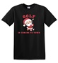 Epic Adult/Youth Golf Is Coming To Town Santa Cotton Graphic T-Shirts