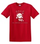 Epic Adult/Youth Golf Is Coming To Town Santa Cotton Graphic T-Shirts