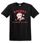 Epic Adult/Youth Hockey Is Coming To Town Santa Cotton Graphic T-Shirts