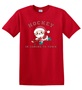 Epic Adult/Youth Hockey Is Coming To Town Santa Cotton Graphic T-Shirts