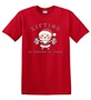 Epic Adult/Youth Lifting Is Coming To Town Santa Cotton Graphic T-Shirts