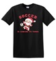 Epic Adult/Youth Soccer Is Coming To Town Santa Cotton Graphic T-Shirts